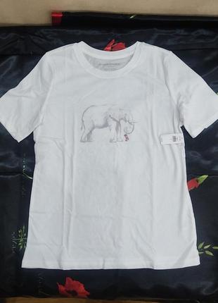 Стильна фірмова річна якісна біла футболка3 фото
