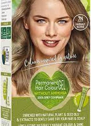 Натуральна еко-фарба для волосся аптечна naturtint №7n горіховий блонд фарба дл волосся