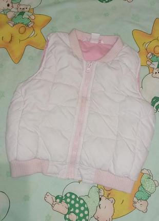 Жилетка для дівчинки.