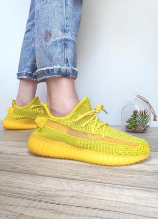 Жіночі кросівки adidas yeezy boost 350 v2 yellow 36-37-38-39