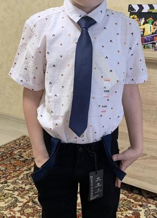 Хлопковая рубашка 7 лет