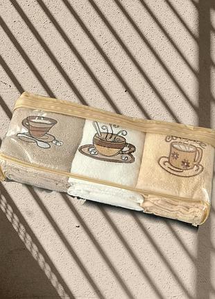☕️набір☕️6 штук кухонних рушників