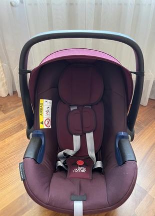 Автокрісло britax römer baby-safe2 i-size (burgundy red)3 фото