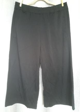 Женские кюлоты. расширенные эластичные бриджи, шорты, капри, короткие штаны, брюки, высокая посадка1 фото