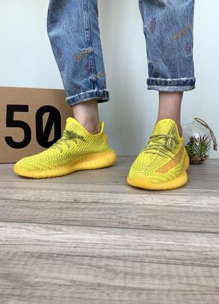 Мужские кроссовки adidas yeezy boost 350 v2 yellow 41-42-43-443 фото