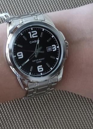 Оригінальний, новий чоловічий годинник casio mtp-1314d-1a2 фото