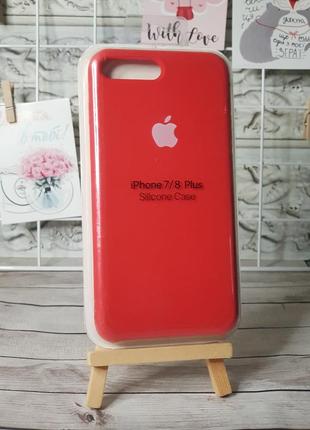 Чохол на iphone 7plus / 8plus silicone case чохол 7+ 8 плюс для айфон