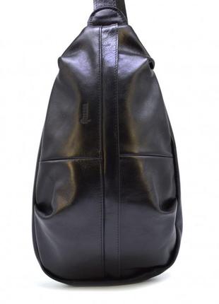 Збільшений рюкзак-слінг на одне плече з натуральної шкіри tarwa govard ga-0705-3mdl