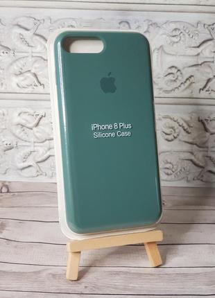 Чохол на iphone 7 plus/ 8 plus з захищеним низом silicone case чохол для айфон + з закритим низом