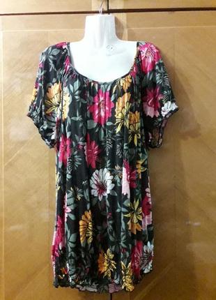 Нова 100% віскоза 100% бавовна натуральна футболка красива блуза р. 20 від jdwilliams