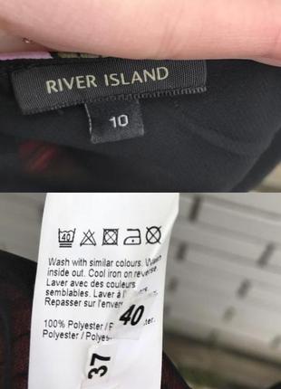 Літнє чорне плаття,сукня,сарафан в квітковий принт,river island10 фото