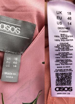 Легка літня сукня плаття з вишивкой великий розмір батал asos10 фото