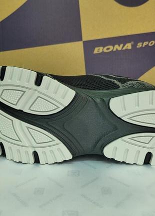 Подростковые летние кроссовки ортопедические текстильные чёрно-серые bona 36-41р.8 фото