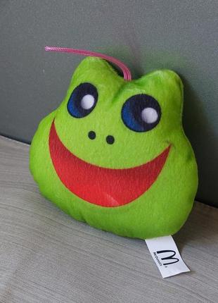 Мягкая игрушка-брелок лягушка макдональдс3 фото
