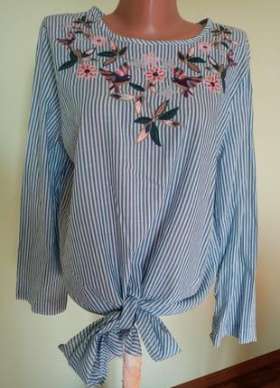 Блуза блузка блузочка з вишивкою