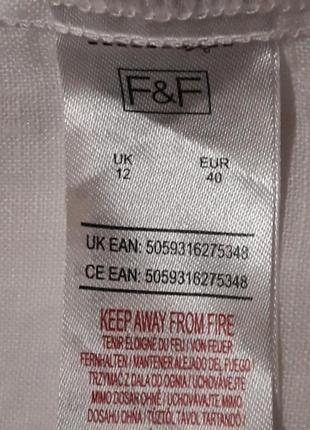 Брендовая  100 % лен базовая  натуральная  рубашка блуза  р.12 от  f&f5 фото