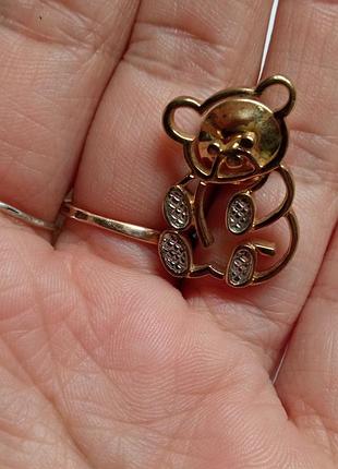 Avon.ажурна колекційна брошка пін 🐻 ведмідь подарунок