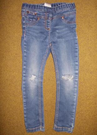 Джинсы на девочку 3-4 года 98-104см