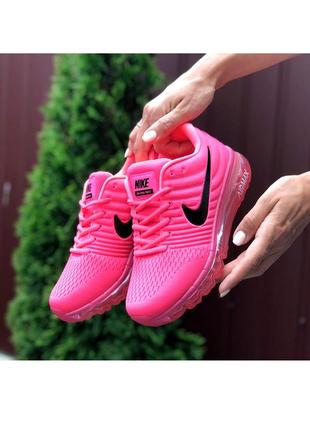 Кросівки жіночі nike air max 2017 рожеві / кросівки жіночі найк аір макс рожеві кроси