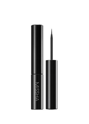 Жидкая подводка the style sharp eyeliner missha