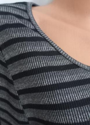 Стильная нежаркая трикотажная блуза, кофточка, лонгслив  №10bp4 фото