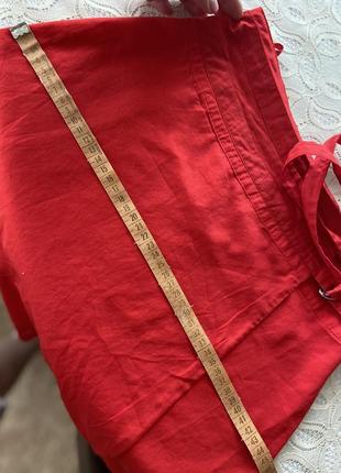 Брендова юбочка на запах filipa k, червона , хс🔥5 фото