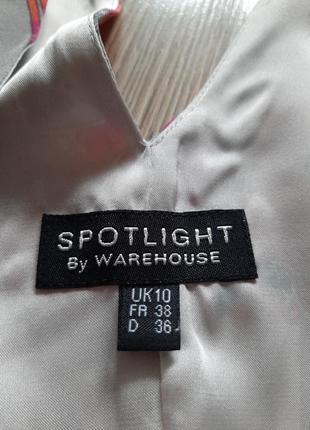 Warehouse шёлковое платье8 фото