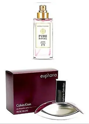 Парфуми жіночі fm pure royal 171 euphoria calvin klein, 50 мл