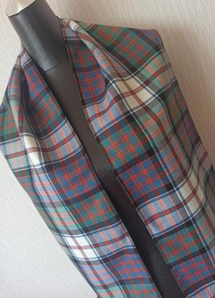 Классический шерстяной мужской шарф шерсть highlander3 фото