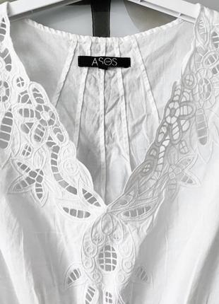Блуза вышивка ришелье asos /762/2 фото