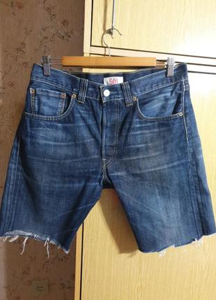 Брендовые джинсовые шорты  levi's 5011 фото