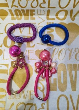 Резинки для волос,в наличии расцветки