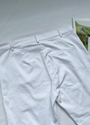 Штани, брюки, білі, базові, h&m3 фото