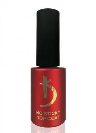 Топ гель для лаку без липкого шару kodi no sticky top coat, 7 мл2 фото
