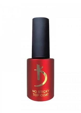 Топ гель для лаку без липкого шару kodi no sticky top coat, 7 мл7 фото