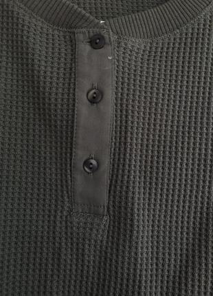 Zara новая футболка хаки укороченная хлопок4 фото