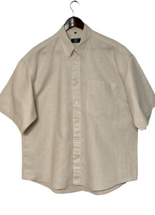 Льняная мужская рубашка шведка xl1 фото