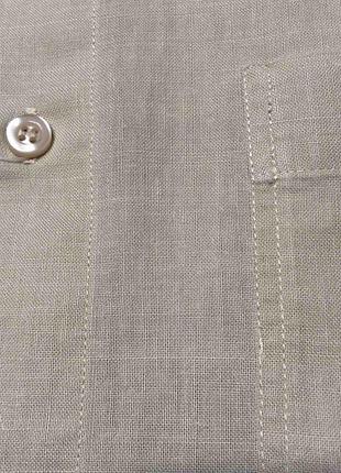 Льняная мужская рубашка шведка xl9 фото