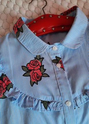 Шикарная блузка-вышиванка6 фото