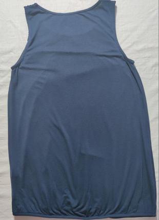 Жіноча однотонна майка gina benotti, розмір s, темно синій7 фото