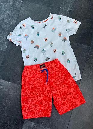 Плавальні шорти mayoral неонового кольору  6 років 116 зріст