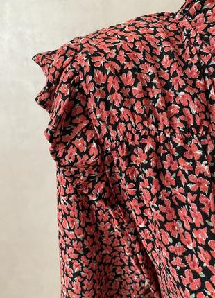 Zara/:сукня сорочка/:короткое платье рубашка5 фото
