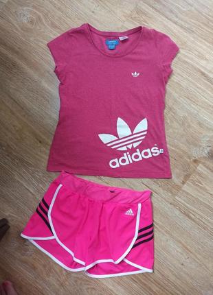 Костюм, комплект, футболка, шорти adidas