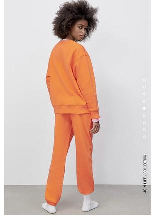 Спортивный костюм яркий джоггеры свитшот zara оргинал5 фото