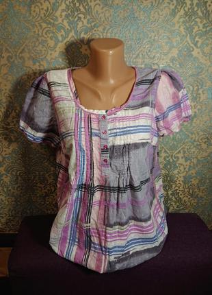Блуза жіноча літнє блузка приємний футболка бавовна р. 44/464 фото