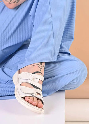 Шльопанці жіночі білі б1345