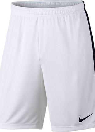 Nike men's dry academy large shorts white1 фото