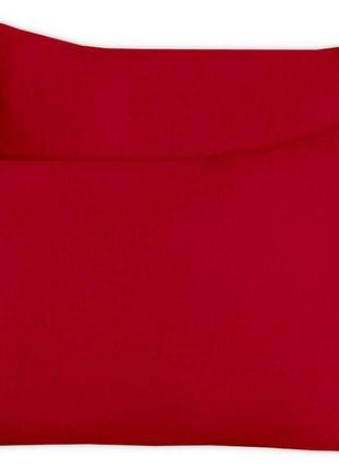 Постільний комплект фланель однотон супер люкс червоний4 фото
