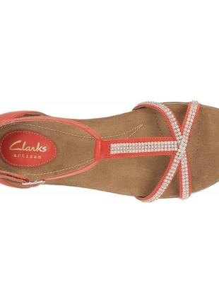 Шикарные мегаудобные кожаные босоножки сандалии clarks/кожа4 фото