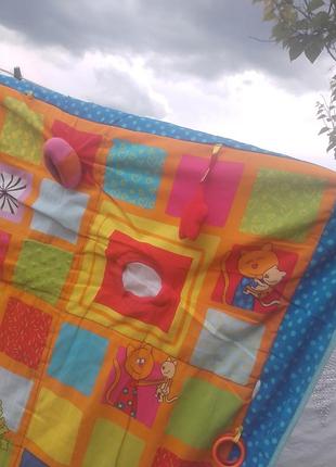 Дитяче ігрове ковдра/килимок дитячий ігровий килимок одіяло 2в1 сша розпродаж2 фото